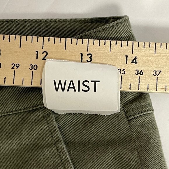 Volcom Mens Olive Green Chino Pants Size 25‎ Relaxed Fit Comfortable - Picture 8 of 11